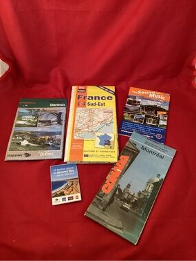 Assorted Travel Maps for junk journal